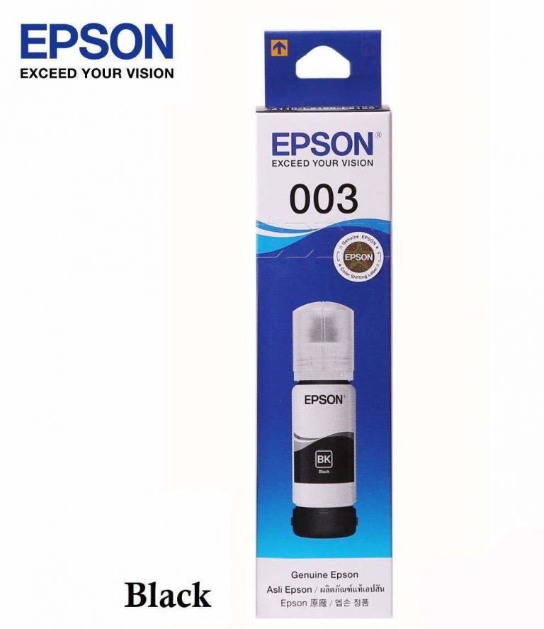 Epson Genuine 003 Ink Bottle 65ml Black Skg Computers 0888